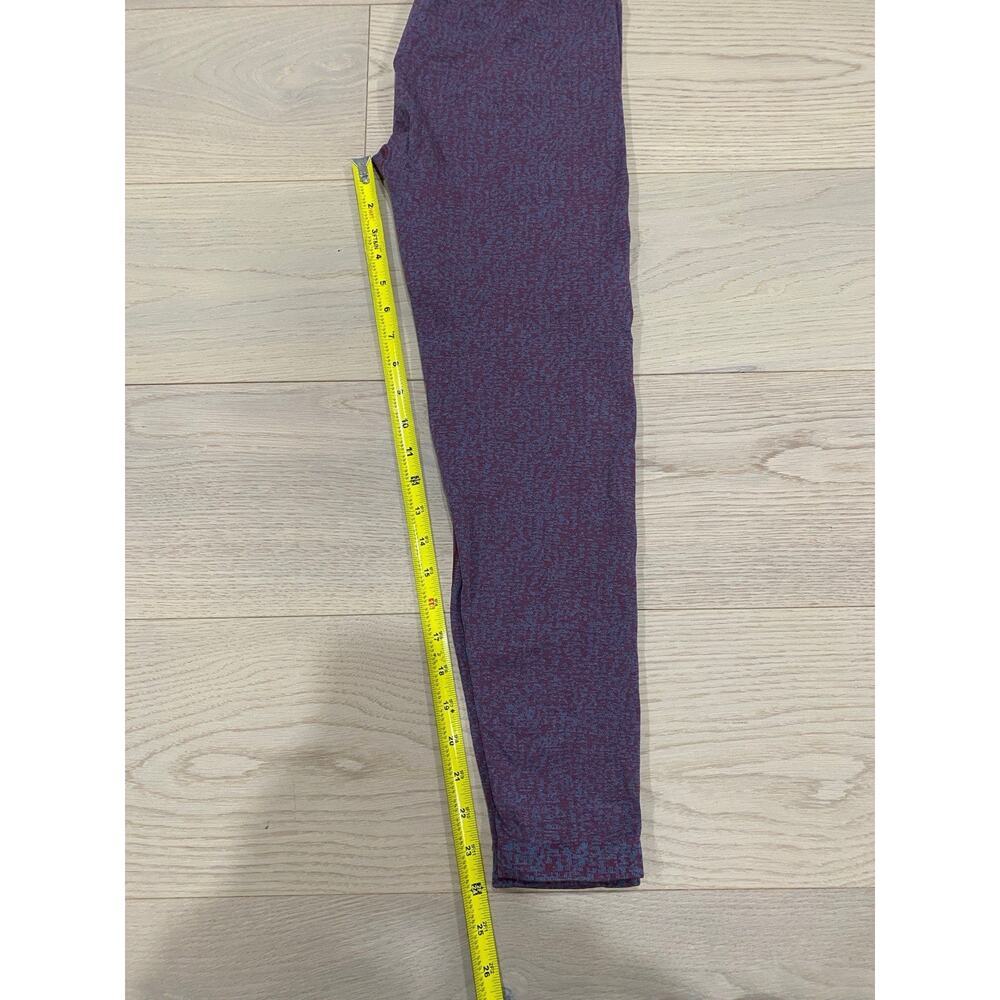 Gymshark Marl Seamless Leggings Plum Pink - Picture 3 of 4